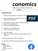 JKSSB Accounts Assistant exam notes on GDP, budgeting and panchayat finances