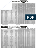 Jumamosi 18/06 - Jumapili 19/06: Match Will Also Be Available To Bet In-Play Prices Are Subject To Change Page 1 of 9