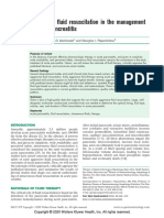 Intravenous Fluid Resuscitation in The Management