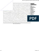 Imprimir Sopa de Letras - MEDIO AMBIENTE