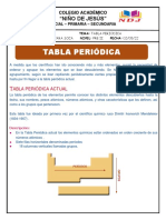 Tabla Periodica Qui Pre Ii