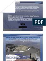 PDF Arcos Magmaticos Meso Cenozoicos Del Peru y Su Relacion Con Ocurrencias Metalicas - Compress