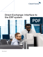 Direct Exchange: Interface To The ERP System: User Manual