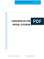 Conexion de Base de Mysql Con PHP