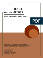 Assignment 2 Group Report: Hotels Comparative Studies Report