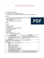 Linen Change Procedure for Residents | PDF | Bed | Clothing
