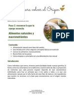 Alimentos Naturales Macronutrientes