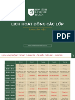 Lich Hoat Dong Cac Lop