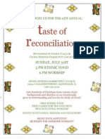 Taste of Reconciliation 2011