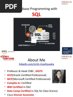 Database Programming With
