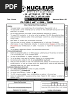 Paper-2 With Solution: Nurture - 24-June