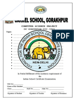 Computer Science Project: ISC EXAMINATION 2022 /2023 Topic