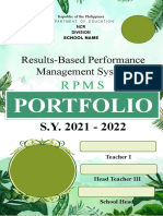 GREEN TEMPLATE T1 T3 Results Based Performance Management System