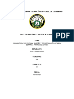 Informe Final Taller Mecanico - Juan Carlos Ramirez