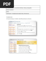 Complementary Activity Possessives