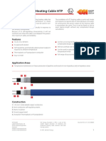 Self-Regulating Heating Cable HTP: Features