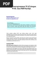 Download Pemrograman WAP Dengan PHP Dan MySQL by Jaka Jr SN58746975 doc pdf