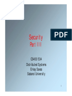 Security: CS403/534 Distributed Systems Erkay Savas Sabanci University