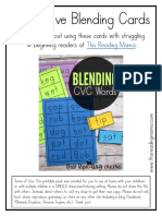 Successive Blending Cards: Read More About Using These Cards With Struggling & Beginning Readers at