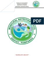 Municipal Nutrition Office: "Masiglang Arayat!"