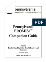 Pennsylvania Promise Companion Guide: 270/271 Health Care Eligibility Benefit Inquiry and Response