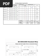 Bar Bending Schedule For Column Dowels Bar: Ar Length