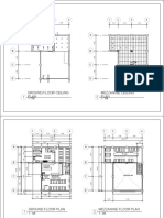 Ground Floor Ceiling Plan 1 Mezzanine Ceiling Plan 2