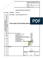 Data Sheet For Oxygen Analyser (Hi Temp) : Project: North Karanpura 3 X 660Mw STPP