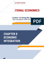INTERNATIONAL ECONOMICS LECTURE