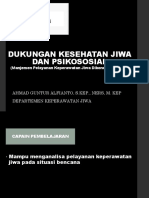 Dukungan Kesehatan Jiwa Dan Psikososial