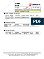 Main Cylinder Description : JM-2100HP Hydraulic Cylinder