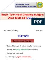 Basic Technical Drawing Subject Area Met