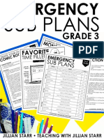 Sub Plans: Grade 3