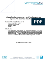 Classification Report For Roofs/roof Coverings Exposed To External Fire No. 21240B