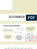 Einführung Gleichungen