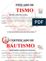 Certificado de Bau