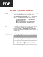 Software Development Standards: Purpose