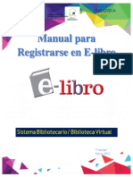 Manual para Registrarse en E-Libro