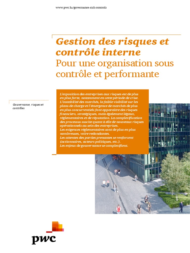 PWC Gestion Des Risques | PDF | Risque | PricewaterhouseCoopers