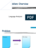 Problem Overview: Language Analysis