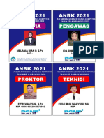 ID Card Panitia ANBK 2021 Kec. Ponggok