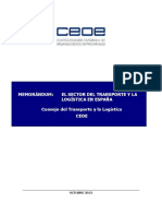 Memorandum Sector Transporte Logistica 2013