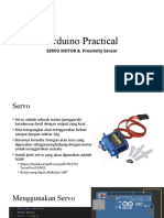 Servo Dan Sensor Jarak - 13 Agustus 2022