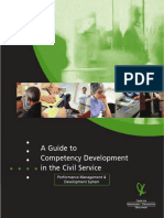 A Guide To Competency Development in The Civil Service: Performance Management & Development System