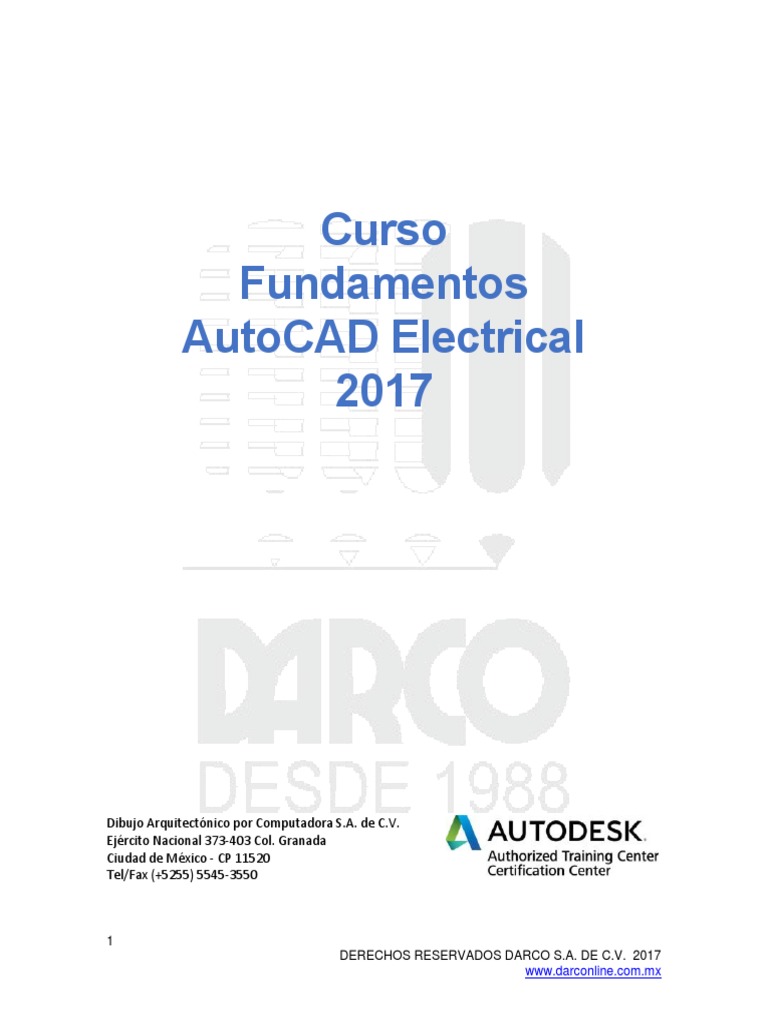 Curso de AutoCAD Electrical 2017 | PDF | Cad automático | Ventana ...