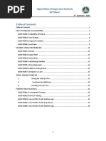 Algorithms Design and Analysis DP Sheet: Year 3 22 20 - Semester 2