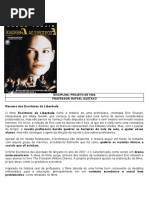 Resumo do Filme Escritores da Liberdade | PDF