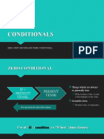 Conditionals: Zero, First, Second and Third Conditional
