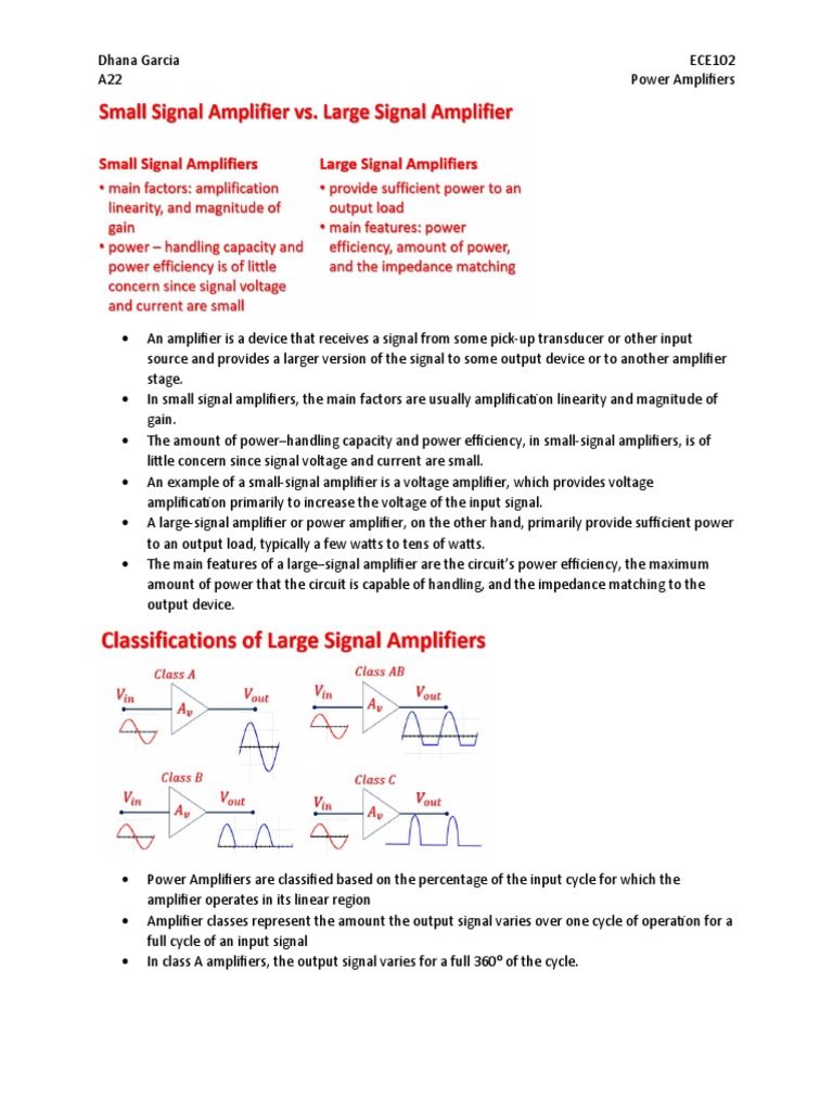 Power Amplifiers | PDF | Amplifier | Bipolar Junction Transistor