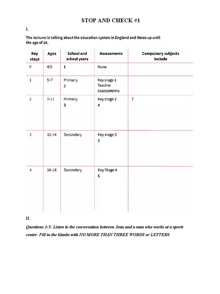 Stop and Check No 1 | PDF
